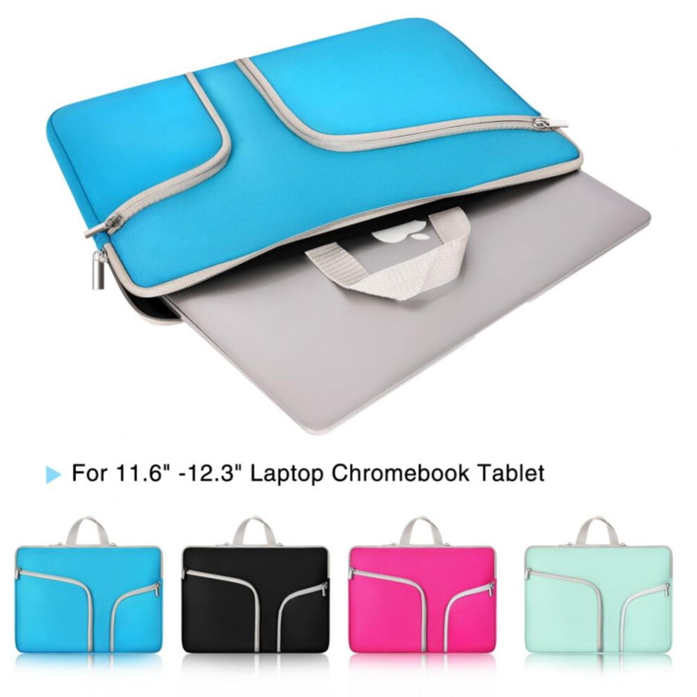 Universal Laptop Sleeve Case Carry Bag For Macbookair Pro Compatible With Lenovo Compatible With Dell 11.6-12.3 Inch, Blue 9422877762552