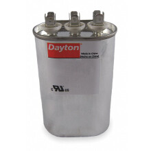 Dayton Dual Run Capacitor,45/10 MFD,5 1/4"H 12N963