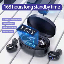 SUSUchens 1 Set Earphones Waterproof Noise Reduction Gaming Automatic Pairing Wireless Earbuds for Daily Use White