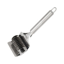 Stainless Steel Spaghetti Noodle Maker Lattice Roller Docker Cutter Tool for Kitchen Cooking Baking