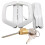 Patio Sliding Door Handle Set with Keys Glass Door Lock Replacement Set Security 4