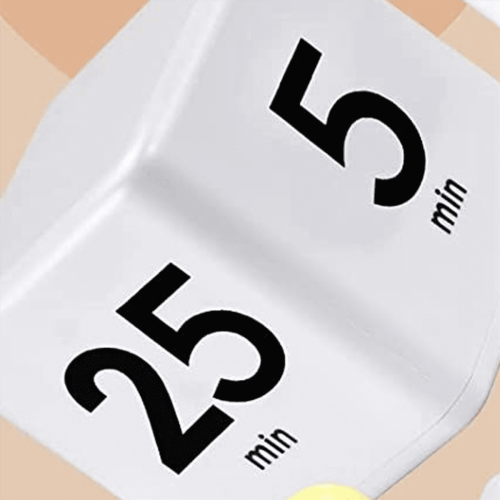3X Square Timer Kitchen Timer Time Management Timer for Sensor Flip Management 2