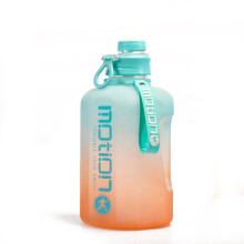 Gallon/ 74 Oz Large Water Bottle with Handle Reusable Water Jug with Scale - Leakproof Sport Water Bottle for Gym, Office, Home
