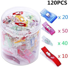 120 pcs fabric clips Colored clips Sewing accessories z