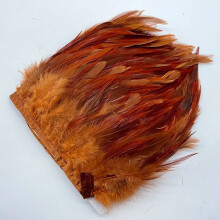 1M 10-15cm Christmas Pheasant Feathers Trim Handmade DIY Party Plume Crafts Feathers Ribbon Wedding Sewing Clothes Decoration brown