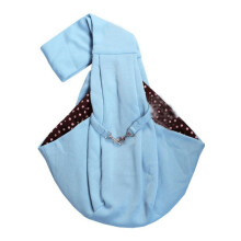 CNKOO Hands-free Reversible Dog Cat Sling Carrier Bag, Soft Comfortable Puppy Kitty Rabbit Pouch, Shoulder Travel Tote Handbag, Blue