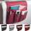 5-Pockets Sofa Storage Armrest Organizer Hanging Bedside Table Bag Wine Red 1