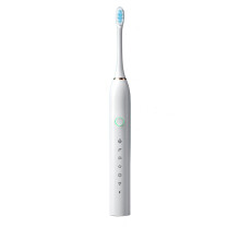 Toothbrush with 8 Brush Heads A Stand and Travel Case 6 Modes Wireless Charging Magnetic Base Soft Bristles Smart Timer Portable IPX7 Cleaning