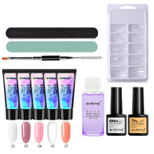 Zlezpi 15ml Multicolor Nail Gel Kit for Extension & UV Gel Manicure Tools Clearance Sale