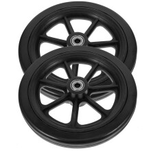 icolorfuled 7" Anti-Slip Wheelchair/Walker Replacement Wheels - Universal Fit