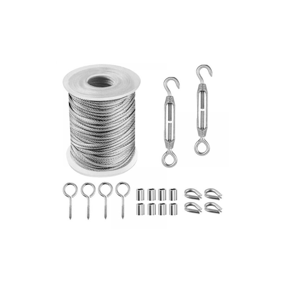Stainless Steel Wire, Stainless Steel Wire For Hanging, Outdoor Clothesline, Steel Clothesline Outdoor, Outdoor Line, Clothesline (15M)[Gpa] 9399596490311
