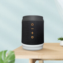 Gnobogi Portable Bluetooth Speakers, Colorful Fabric Design, HD Audio, Hands-free Call, AUX & SD Card Support, Long Battery Life