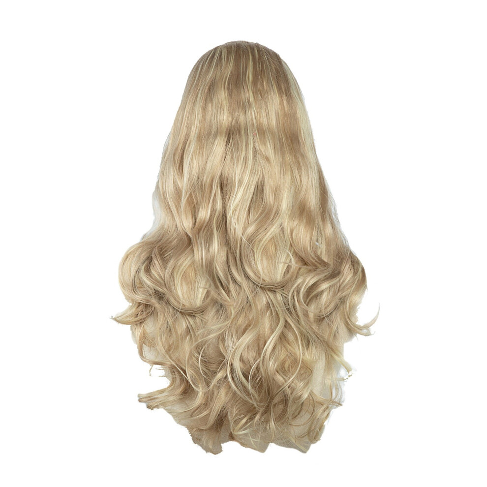 Unisex Zlezpi 24 Inch Wigs For Women - Long Curly & Straight Human Hair U-Shaped Wig Extensions Clearance Sale