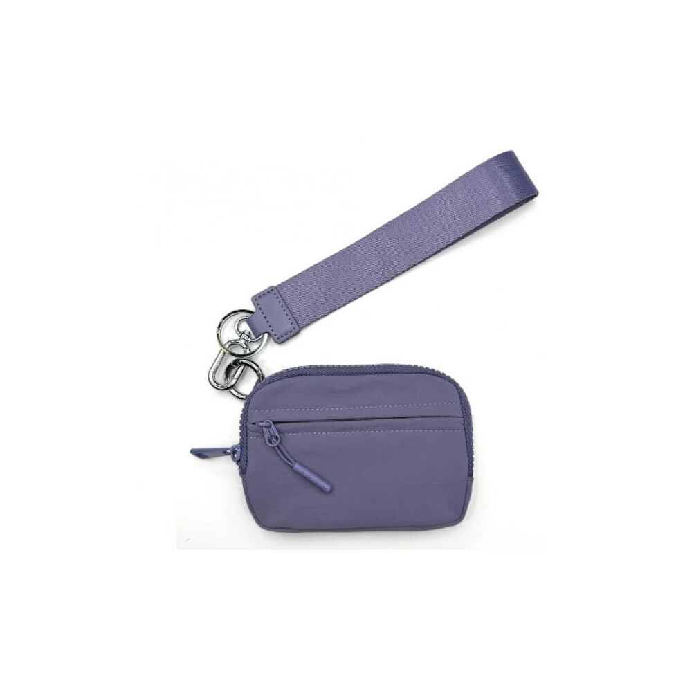 Purple The Iris' Wallet, The Iris Pouch Wristlet, The Iris Card Wallet Keychain Wallet