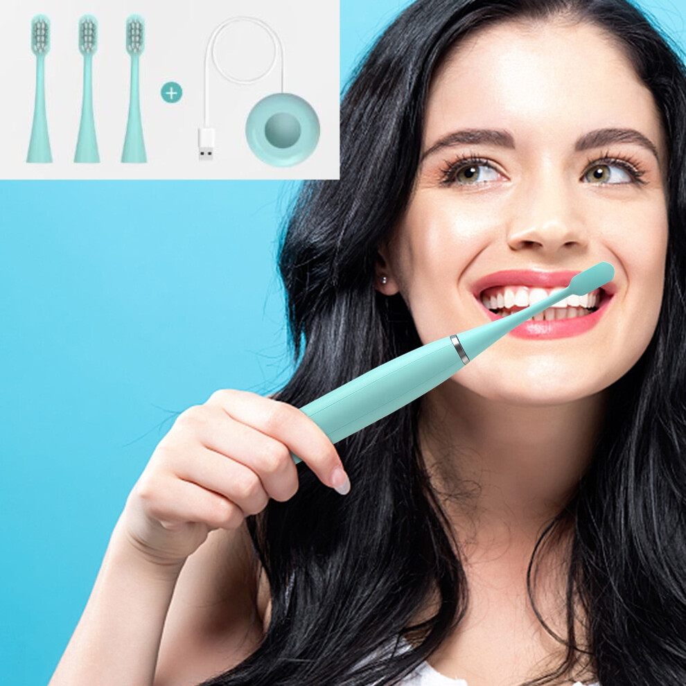 Kiplyki New Arrivals Electric Toothbrush, Electric Toothbrush With 4 Brush Heads, Smart 5-speed Timer Electric Toothbrush IPX7