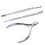 Cuticle kit - Cuticle scissors, cuticle pusher 1