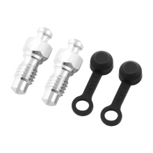 harayaa 2 Pieces Brake Caliper Bleed Screws Professional Brake Bleeder Nipple Screws