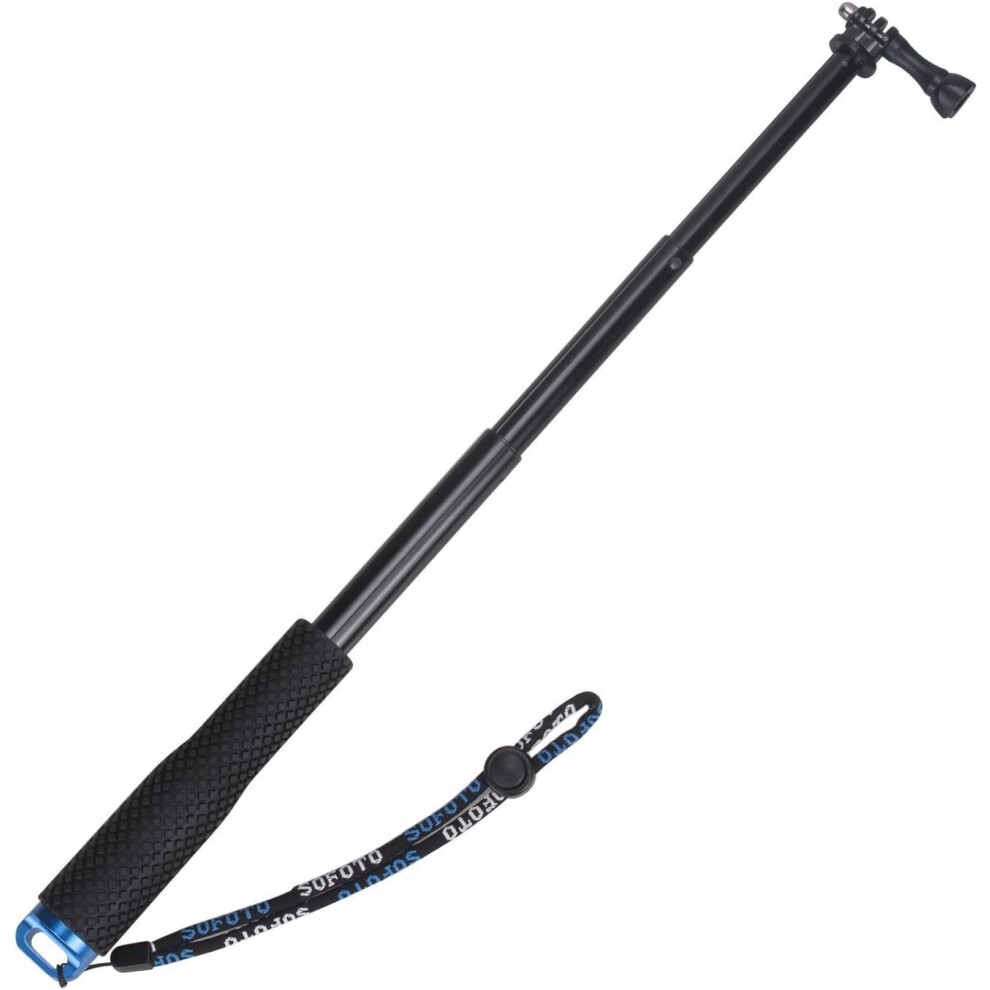 Selfie Stick Extendable 11.25-37Inch Handheld Aluminum Telescopic Pole Monopod Compatible With Gopro Hero 12 11 9399596991146