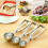 3Pcs Stainless Steel Ice Cream Scoop Set with Ergonomic Trigger Release for MultiPurpose Use 5