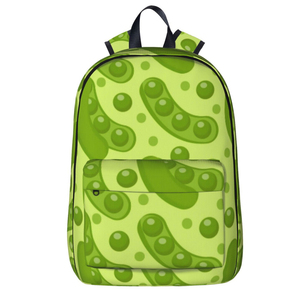 Cartoon Pea Pattern Backpack Laptop Backpacks Travel Hiking Bag Business Backpacks For Women Men 9085618734173