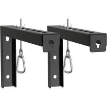 Universal Projector Screen Ceiling Mount, Wall Hanging Mount L-Brackets, 12 inch Adjustable Extension with Hook