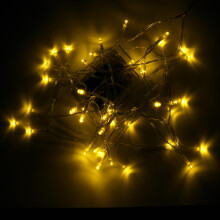 Battery Operated 3.3ft 10LED Warm White String Lights, Clear Wire Twinkle Fairy Lights for Wedding Party Indoor/Outdoor Decor