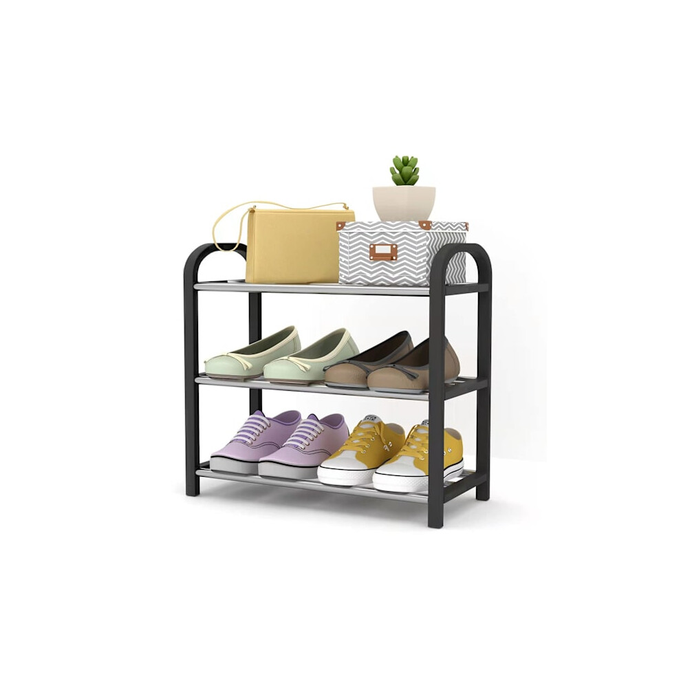 Small Shoe Rack, 3-Layer Shoe Rack Multifunctional Lightweight 9085618738577