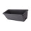 Black Rectangular Window Box Planter with Drainage and Removable Tray for Indoor Outdoor Use 1