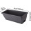 Black Rectangular Window Box Planter with Drainage and Removable Tray for Indoor Outdoor Use 4