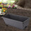 Black Rectangular Window Box Planter with Drainage and Removable Tray for Indoor Outdoor Use 3