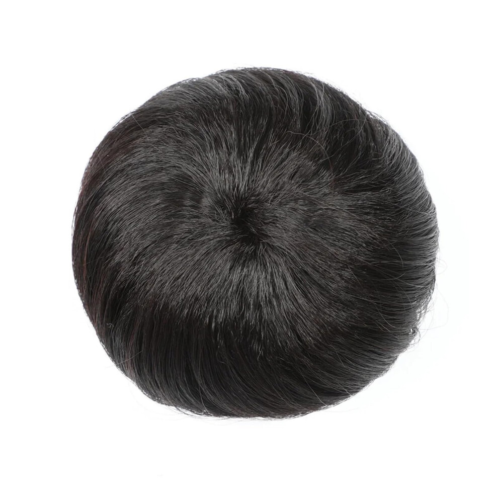 Messy Bun Hair Piece Synthetic Drawstring Extension for Women Natural Look Short Ponytail Bun #4