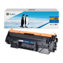 Toner - G&G - W1390X - Zwart - Compatibel met HP - 4000 pagina's - Gecertificeerd ISO 9001