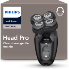 Rasoio per la testa - PHILIPS - HS5980/15 Pro 5000 - Testa flessibile 360 - Lame ComfortCut - Autonomia 60 min