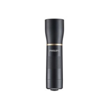 Philips SFL7001T-10 Torcia LED, 600 lumen, fino a 25 ore di lettura, impermeabile IPX4 Nero (4 batterie AAA