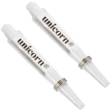 Unicorn Dart Shafts Gripper 3 Mirage Durable Nylon Clear 3 Stems Short 344 mm