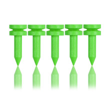 LIKOSO Bamboo Golf Tees Green 25MM Pack of 100 Non Plastic Castle Tees Biod