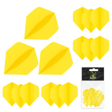 MageRabbit Extra Thick Standard Dart Flights 5 Sets 15 Flights 5 Colours yellow