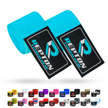 Boxing Hand Wraps for Men Cotton Hand Gloves with Hook  Loop Strap  Thumb L