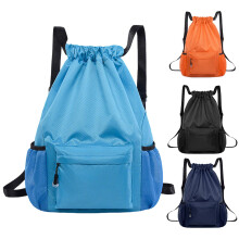 BAOWUABJ Drawstring Bags String Backpack Large Waterproof Sports Backpack f