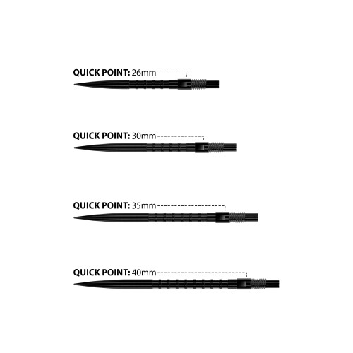 Harrows HM Grip Heavy Metal Quick Points – Ryan Searle Inspired Dart Points 1