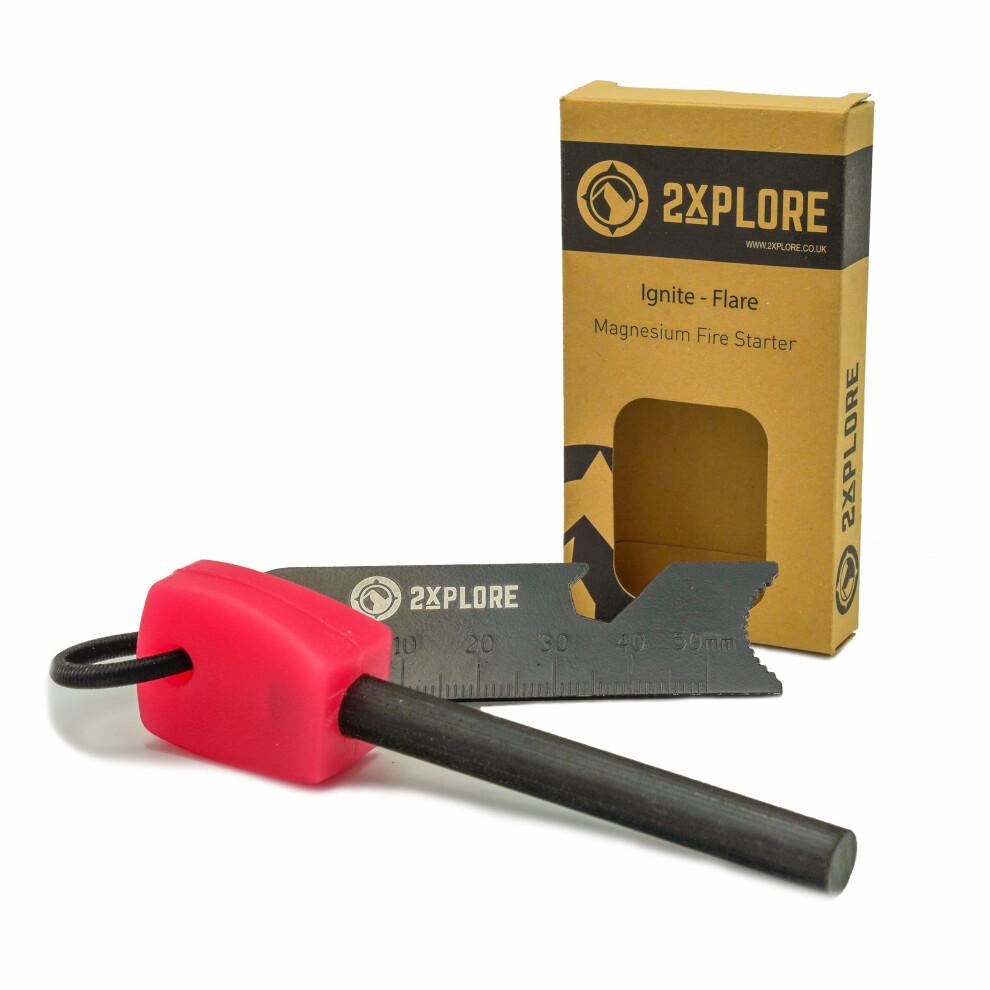 2Xplore Flint And Steel Fire Starter Kitferro Rod Bushcraft Survival Equipm