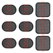 flintronic Replacement Gel Pads 9 PCS Electrodes Pads Updated Electrodes Bo