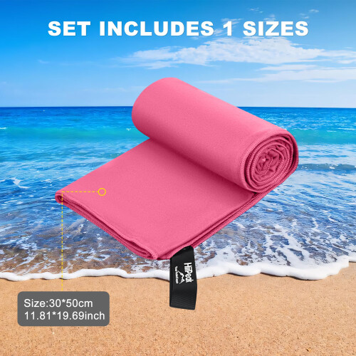 HiiPeak Microfibre Towel Compact Camping Beach Towel  Quick Dry Lightweight 2