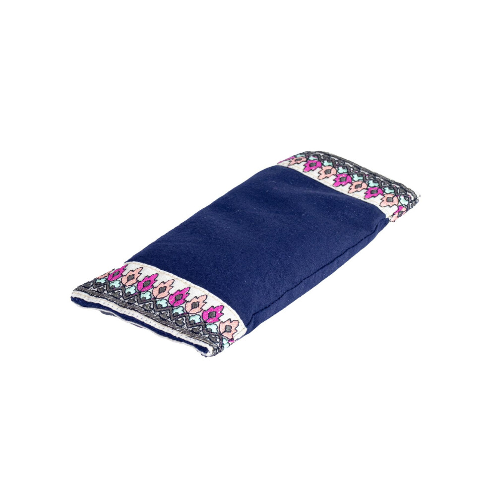 Yoga-Mad Lavender Eye Pillow 100 Organic Cotton Linseed Filled Yoga Pillow Stress Relief Eye Bag For Aromatherapy Relaxation And Tired Eyes
