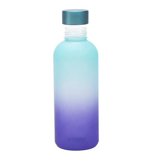 Smash Smash 650ml Soft Touch Water Timings Bottle TealPurple 1