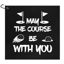 Deepton Golf Towel Funny Golf Gifts for Men Personalised Golf Towel Clean G