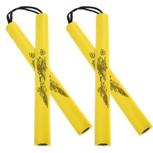 ZDNT 2 Pairs Foam NunchucksSafety Practice Nunchaku with RopeMartial Arts N