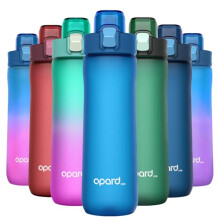Opard 600ml Plastic Water Bottle Dishwasher Safe Leakproof FlipTop Lid BPA