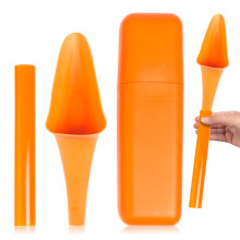 SHEWEE Flexi Case Reusable Pee Funnel Flexible Larger Version of the Ori