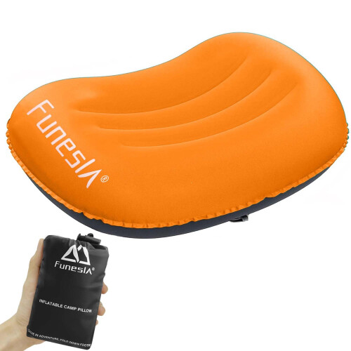 Funesla Camping Pillow Inflatable Compressible Lightweight Inflatable Pillo